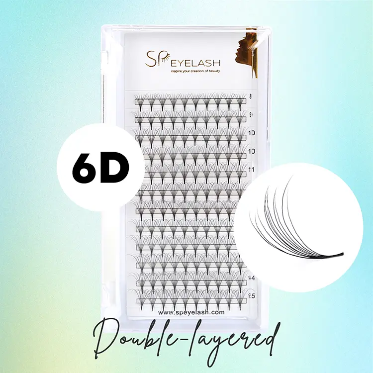 Double Layer Camellia 8D Promade Fans
